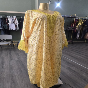Luxury Shimmering Dubai Kaftan Dress with Matching Hijab