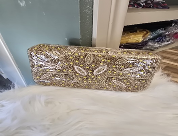 The Botanical Crystal Leaf Evening Clutch - Image 2