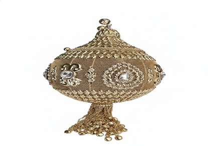 The Regal Dome Crystal Evening Bag