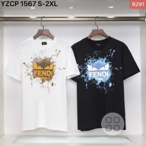 Fendi Monster Eyes Paint Splatter Graphic T-shirt (YZCP 1567)
