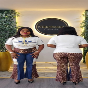 Nikkybeauty Luxury Designer-Inspired Mixed Print 2-Piece Set