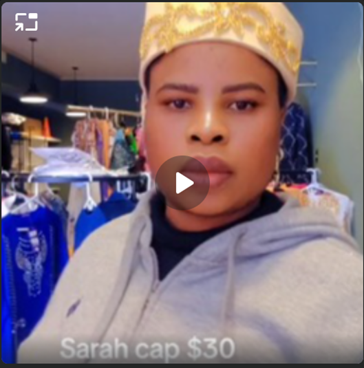 Sarah Cap Embroidered Satin & Velvet Back-Bow Turban Cap