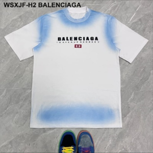 BALENCIAGA Men's 10 Avenue George V Airbrush Halo Graphic T-Shirt (WSXJF-H2)